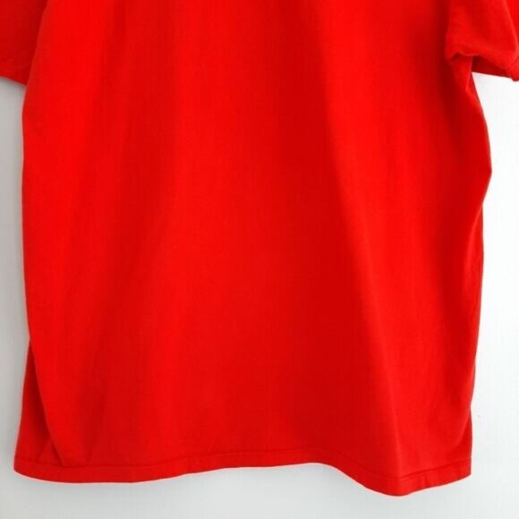 NIKE - JUST DO IT  Athletic Cut Graphic Print T-Shirt Crewneck Red Men's Sz XL - Picture 13 of 15